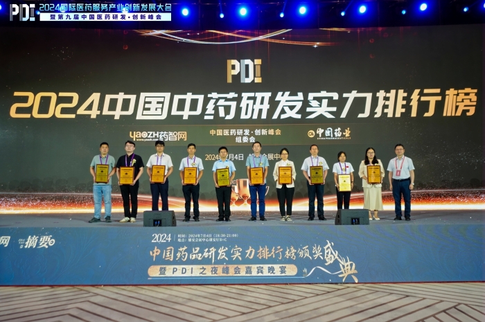 祝贺！康缘药业连膺中药研发实力全国第一！